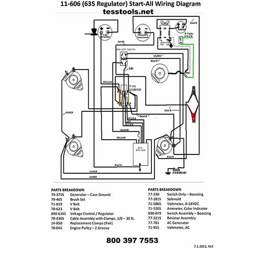 Model 11-606 w/Regulator Click here for A Parts List, Wiring Diagram, and Troubleshooting Guide