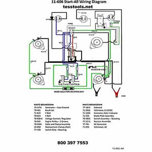 Model 11-606 Click Here for a Parts List, Wiring Diagram, and Troubleshooting Guide