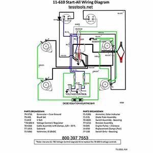 Model 11-610 Click Here for a Parts List, Wiring Diagram, and Troubleshooting Guide