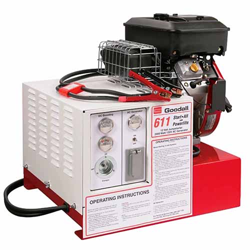 Goodall 11-611 Start-All, 700 Amp, 12 volt with 2 - 750 Watts 120 Volts A/C