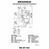 Model 11-611w/Regulator Click here for A Parts List, Wiring Diagram, and Troubleshooting Guide