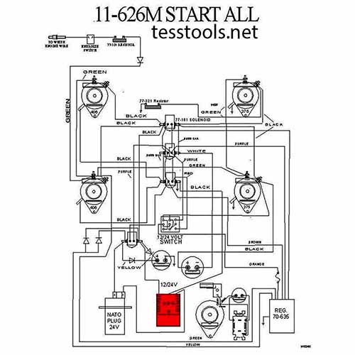 Model 11-626M Click Here for a Parts List, Wiring Diagram, and Troubleshooting Guide