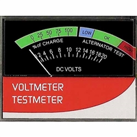 247-134-666  Voltmeter 0-20 Volts Horizontal With Test (OS6140/1580)