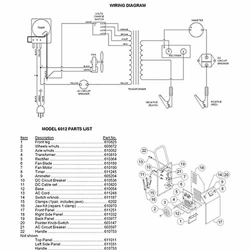 Model 6012 Click Here For A Parts List,Wiring Diagram Or Schematic