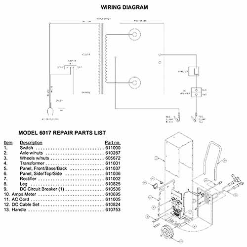 Model 6017 Click Here For A Parts List,Wiring Diagram Or Schematic