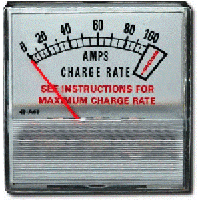 605204 Associated Equipmnet Dc Amp Meter 0 To 100 Amps