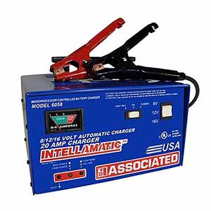 Associated  Model 6058 20 Amp 8/12/16 Volt IntellamaticÃ¢Â® Smart Charger