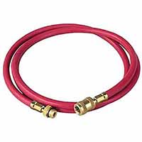 Robinair 63096 96" Red Enviro-Guard Hose, 14Mm X 1/2" Acme Fittings For R-134A