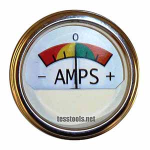 Goodall 71-520S Ammeter w/ Color Indication