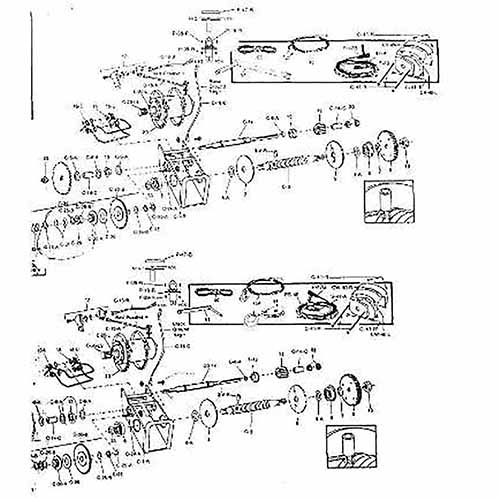 POWERWINCH MODEL 712C TRAILER WINCH PARTS LIST