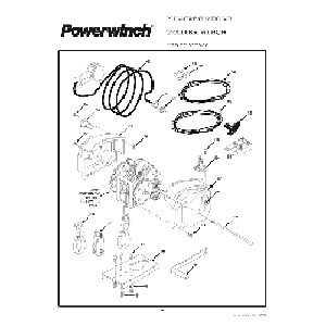 Powerwinch Model AP3500 Parts List and Diagram