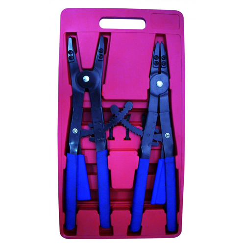 9402 Astro Pneumatic Snap Ring Plier Set 2Pc 16" Lg Blue Handle