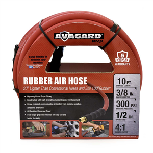 10010105 Blubird Blubird Avagard Rubber Air Hose 3/8 In. X 10 Ft.