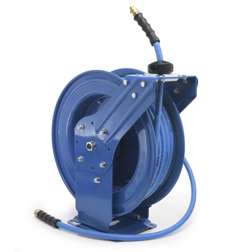 10010507 Blubird Air Hose Reel Hd Dual-Arm Retractable 3/8" X 50'