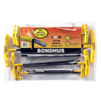 13146 Bondhus Corp. 6Pc Set Balldrv T-Hnds 5/32-3/