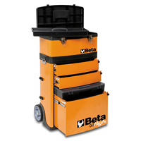 41000002 Beta Tools Usa Two-Module Tool Trolley, Orange