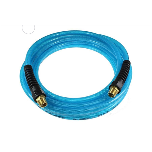 PFE60504T Coil Hose Air Hose Flexeel 3/8 In X 50' 1/4 In Mpt Blue