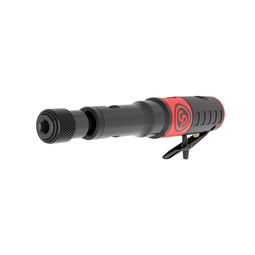 Chicago Pneumatic CP873C-HDES - Extended Shank, Low Speed Heavy Duty Composite Air Tire Buffer with Quick Change 7/16" Hex Shank Chuck, 0.67 HP / 500 W Air Motor - 3,500 RPM