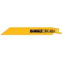 DW4811B Dewalt Recip Saw Blade 6" 18Tpi Each