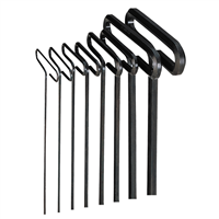 33168 Eklind Tool Company Hex Key Set 8 Pc T-Handle 6In Sae 3/32-1/4In.