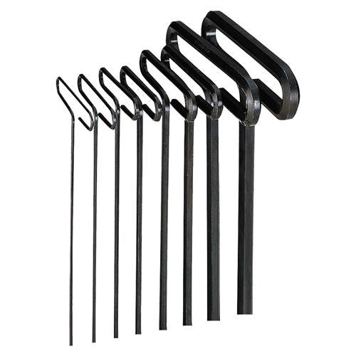 35168 Eklind Tool Company Hex Key Set 8 Pc T-Handle 6In. Metric 2-10Mm