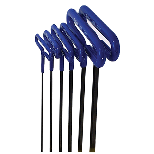 55196 Eklind Tool Company Hex Key Set 6 Pc T-Handle 6In. Metric 2-6Mm Cush