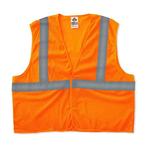 20963 Ergodyne 8205Hl S/M Orange Type R Class 2 Super Mesh Vest