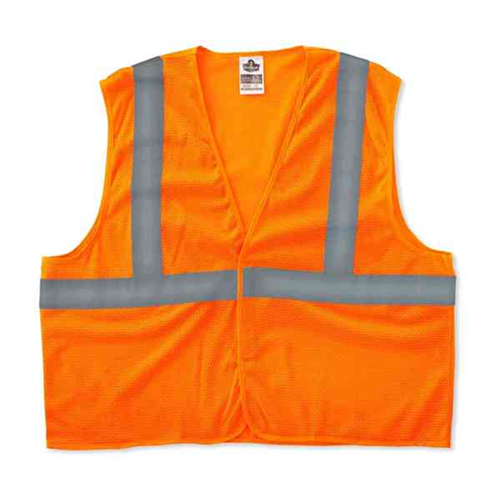 20963 Ergodyne 8205Hl S/M Orange Type R Class 2 Super Mesh Vest