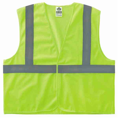 20973 Ergodyne 8205Hl S/M Lime Type R Class 2 Super Mesh Vest