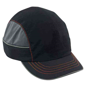 23344 Ergodyne 8950 Long Brim Black Bump Cap