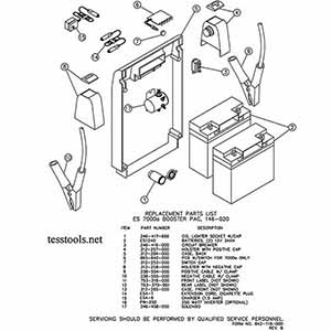 Model ES7000A Click here for a Parts List