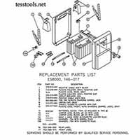 Model ES8000 Click here for a Parts List