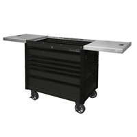 EX4106TCSMBBK Extreme Tools 41 In. 6-Drawer Slide Top Tool Cart, Matte Black