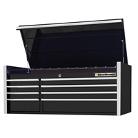 GW552508CHBKC Extreme Tools 55In 8-Drawer Top Chest, Black- Chrome Handles