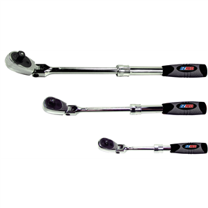 MR482FL E-Z Red 3 Piece Locking Flex Head/Extenable Ratchet Set