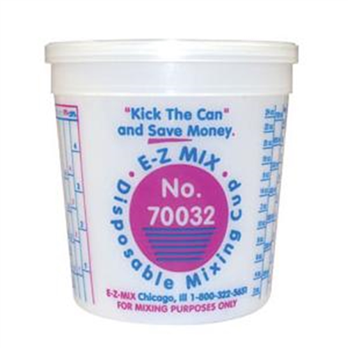 70032 E-Z Mix 1 Quart Disposable Mixing Cups 100/Box