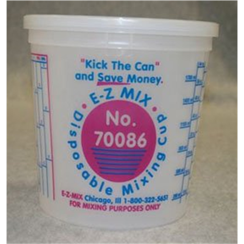 70086 E-Z Mix 2 1/2 Quart Disposable Mixing Cups 25/Box