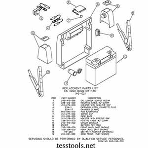 Model ES4000 Click here for a Parts List