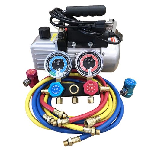 9281YF Fjc R1234Yf Vacuum Pump & Manifold Set