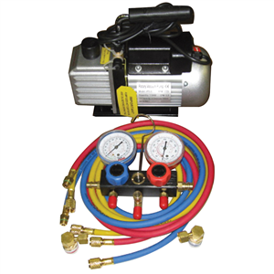 KIT6 Fjc Vacuum Pump And Gauge Set