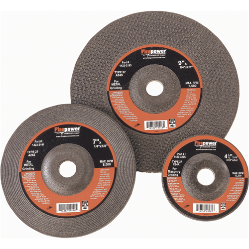 1423-3186 Firepower Grinding Wheel 4-1/2" X .045" X 7/8"