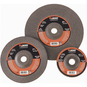 1423-3199 Firepower Grinding Wheel T-27, 4-1/2" X 1/8" X 7/8"