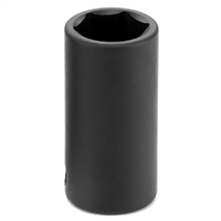 1015MSD Grey Pneumatic 3/8" 15Mm Semi-Deep Impact Socket