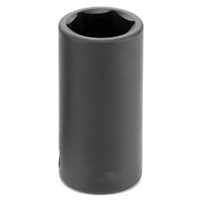 1018MSD Grey Pneumatic 3/8" Dr 18Mm Semi-Deep 6Pt Impact Socket