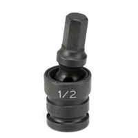 2908UM Grey Pneumatic 1/2" Drive X 8Mm Universal Hex Driver