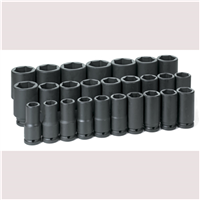 8026MD Grey Pneumatic 3/4 Drive 26 Pc Metic Set