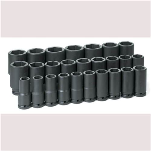 8026MD Grey Pneumatic 3/4 Drive 26 Pc Metic Set