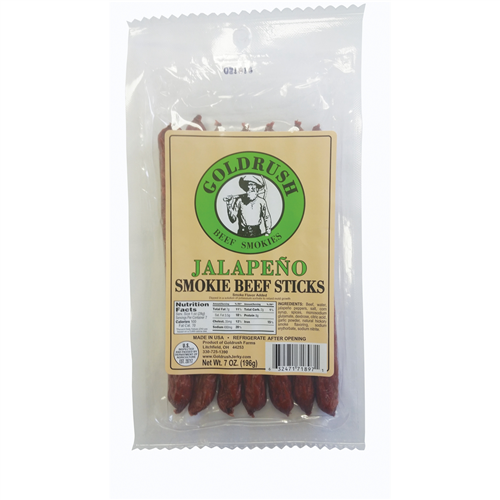 71897 Gold Rush Jerky Jalapeno 7 Oz. Beef Sticks 12-Ct Case