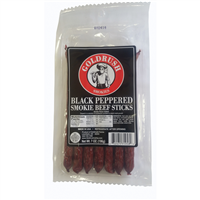 71958 Gold Rush Jerky Black Pepper 7 Oz. Beef Sticks 12-Ct Case