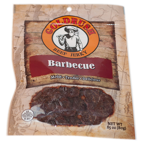 72127 Gold Rush Jerky Bbq 2.85 Oz. Goldrush Beef Jerky